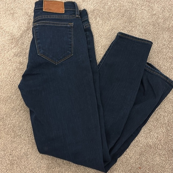 Jcrew toothpick Women's Dark Blue skinny Jeans Sz 27 - Picture 3 of 16